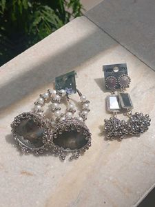 Elegant Pearl Jhumka Earrings