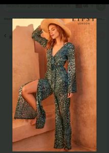Lipsy London Snake Print  Jump Suit..