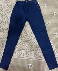 Blue Casual Pants