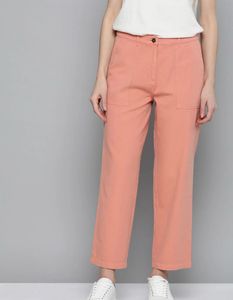 Peach Cargo Pants