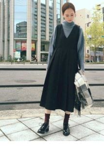 Korean Chic Plaid Pinafore Ulzzang dress