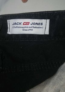 Stylish Washed Black Denim Jeans