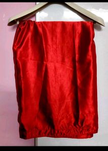 Stunning Red Embroidered Saree