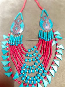 Bohemian Beaded Statement Necklace