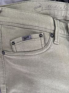 Gas Olive Skinny Jeans