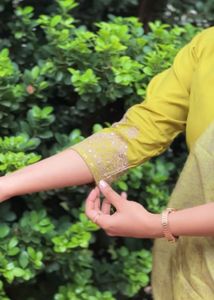✨ Elegant Lime Green Kurta Set with Dupatta