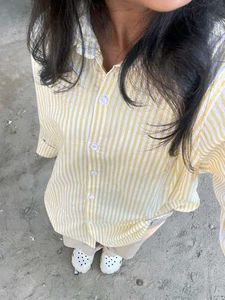 Striped Yellow Shirt