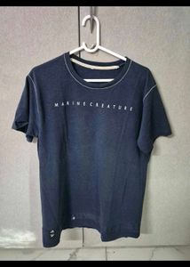 Marine Creature Navy Blue T-Shirt