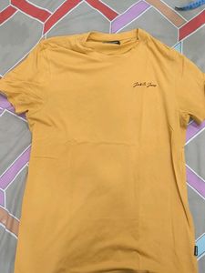 Original Jack & Jones Mustard Yellow T-Shirt