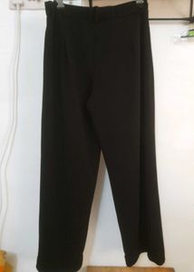 Black High-Waisted Tailored Trousers