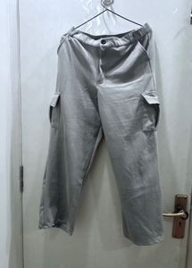 Stylish Grey Cargo Pants