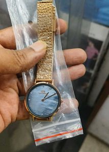 Elegant Silver Mesh Watch