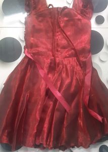 Maroon Party Dress