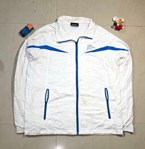 Kappa White & Blue Track Jacket