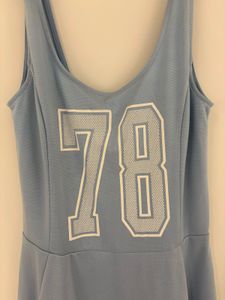 Light Blue “78” Skater Dress