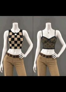 Chic Crop Tops - Set of 2