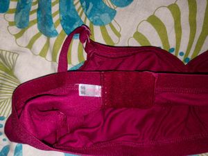 Comfortable Burgundy Bra