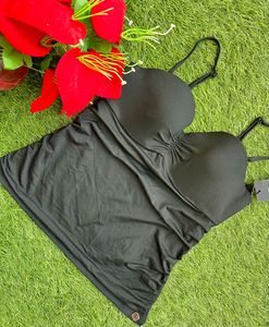 Elegant Black Camisole padded Top