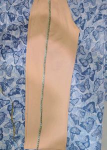 Cream Wide Leg Trousers