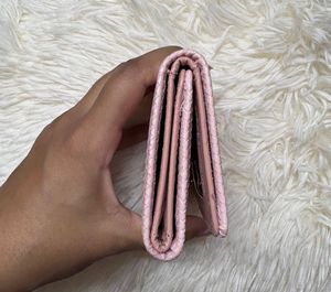 Chic Woven Pink Wallet