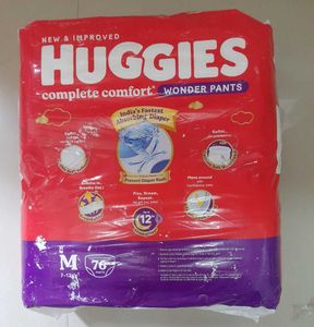 50%OFF🥳Huggies Wonder Pants Diapers M (7-12kg)