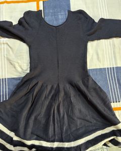 Dark Blue Knit Dress