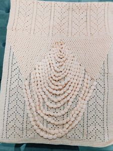 🇳🇿💫🎀Vintage Crochet Mirror Cover wool Bea