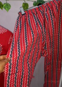 Bright Red Beautiful New With Tag SUIT Set