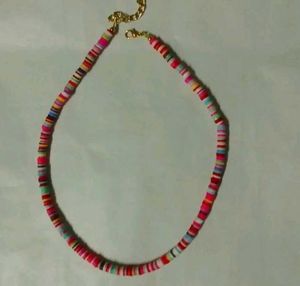 Colorful Beaded Choker Necklace