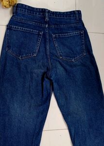 Straight Cut Denim Jeans