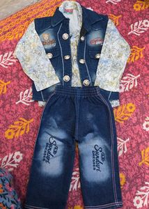 Baby boy Denim Jacket & Pants Set