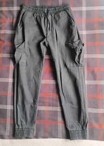 Men's Denim Cargo Pants