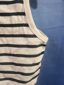 H&amp;M Olive Ribbed Tank Top