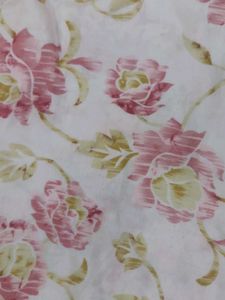Elegant Pink Floral Kurta &amp; Laharia bottom