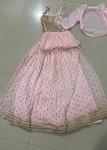 Beautiful Pink Lehenga Choli Set