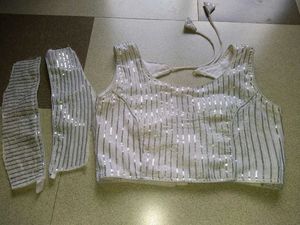 Unused Silver Color Blouse