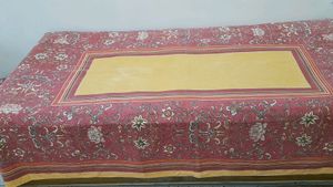 1. Jaipuri  printed   Diwan set . 2. Masnad covers
