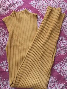 Sleeveless Ribbed Bodycon Dress