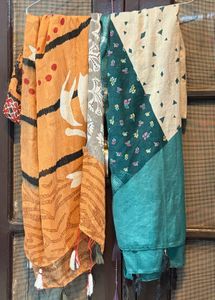 Handblock Printed Cotton Scarf