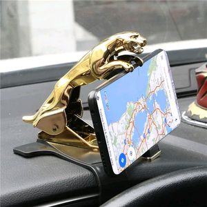 Jaguar Car Phone Holder (Golden) Pack Of 3