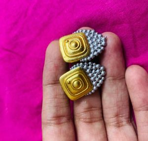 Unique Instagram Inspired Gold &amp; Silver Earrings