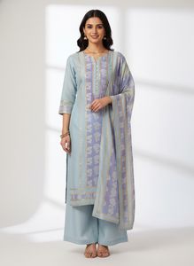 Premium Quality Crepe Unstiched Suit