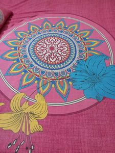 Pink Mandala Print Bedsheet Set