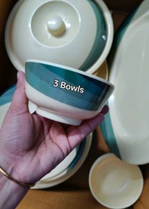 Brand New Premium Melamine Full Dinner Set – 21 Pc