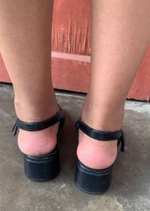Classic Black Double Strap Mary Janes