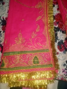 Pink Embroidered Bridal Lehenga