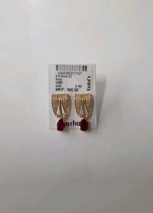 Exquisite Stone and  Ruby Earrings🌟🌟