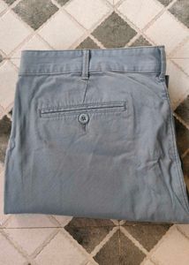 Men's Light Blue Casual Trousers