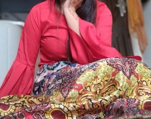 Viral Red Bell Sleeve Top