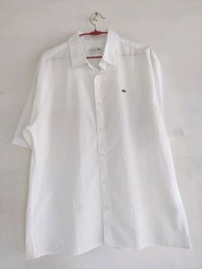 Lacoste White Short Sleeve Shirt